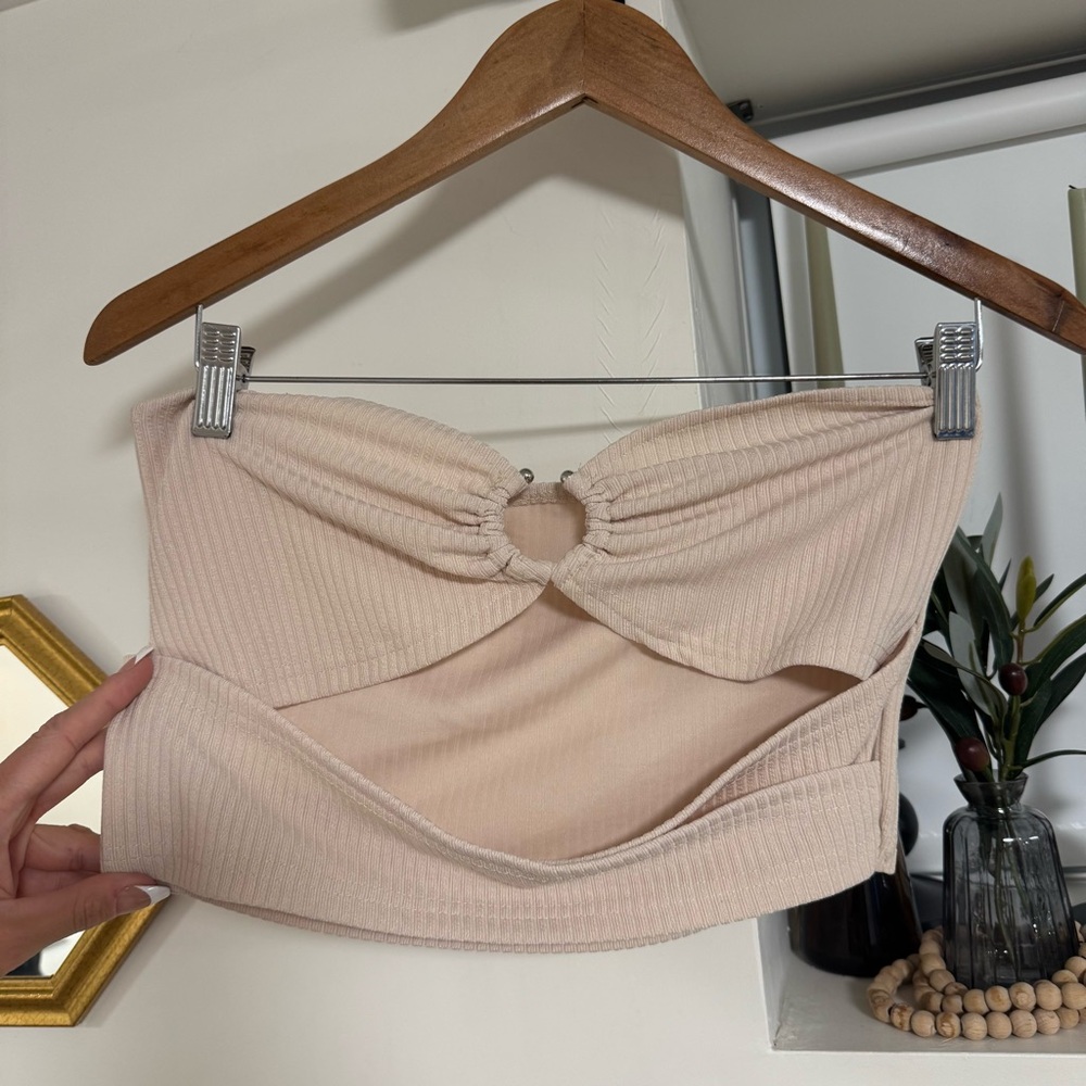 SHEIN Light Beige Tube Top